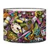 Abat-jours Lampes De Chevet Enfant Abat-jour Chevet Enfant/ado Graffiti D 25 X H 20