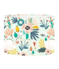 Abat-jours Lampadaires Enfant Abat-jour Chevet Enfant Floral Vert Pastel T 25 X H 20