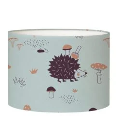 Abat-jours Lampes De Chevet Enfant Abat-jour Chevet Enfant Hérisson Petit Bleu T 25 X H 20