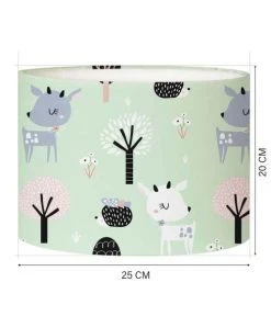 Abat-jours Lampes De Chevet Enfant Abat-jour Chevet Enfant Rennes Vert Pastel T 25 X H 20 8 Abat-jours Lampes De Chevet Enfant Abat-jour Chevet Enfant Rennes Vert Pastel T 25 X H 20 -Luminaires enfant Soldes abat jour chevet enfant rennes vert pastel t 25 x h 20 3