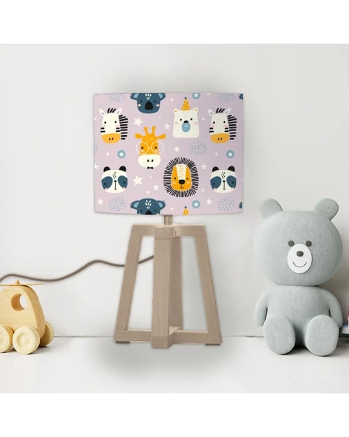 Abat-jours Lampes De Chevet Enfant Abat-jour Chevet Enfant Savane Lavande T 25 X H 20 2 Abat-jours Lampes De Chevet Enfant Abat-jour Chevet Enfant Savane Lavande T 25 X H 20 – Image 2