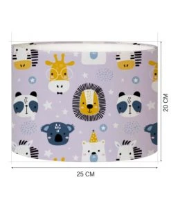 Abat-jours Lampes De Chevet Enfant Abat-jour Chevet Enfant Savane Lavande T 25 X H 20 8 Abat-jours Lampes De Chevet Enfant Abat-jour Chevet Enfant Savane Lavande T 25 X H 20 -Luminaires enfant Soldes abat jour chevet enfant savane lavande t 25 x h 20 3