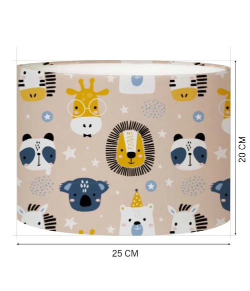 Abat-jours Lampes De Chevet Enfant Abat-jour Chevet Enfant Savane Nymphéa T 25 X H 20 4 Abat-jours Lampes De Chevet Enfant Abat-jour Chevet Enfant Savane Nymphéa T 25 X H 20 – Image 4