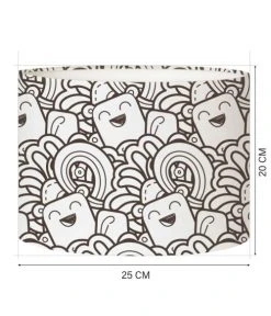 Abat-jours Lampes De Chevet Enfant Abat-jour Enfant Chevet Doodle Happy T 25 X H 20 8 Abat-jours Lampes De Chevet Enfant Abat-jour Enfant Chevet Doodle Happy T 25 X H 20 -Luminaires enfant Soldes abat jour enfant chevet doodle happy t 25 x h 20 3