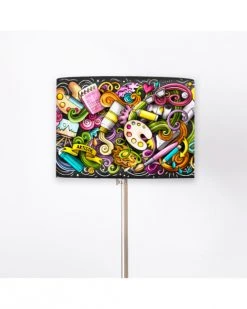 Abat-jours Lampes De Chevet Enfant Abat-jour Lampadaire Enfant / Ado Graffiti D 45 X H 25 -Luminaires enfant Soldes abat jour lampadaire enfant ado graffiti d 45 x h 25 4