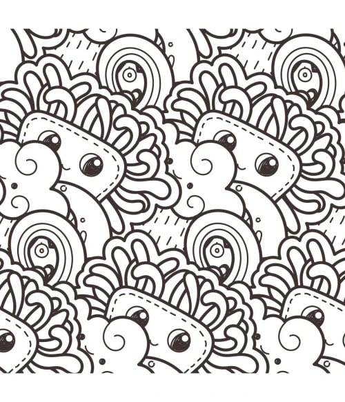 Abat-jours Lampadaires Enfant Abat-jour Lampadaire Enfant Doodle Tendre T 45 X H 25 3 Abat-jours Lampadaires Enfant Abat-jour Lampadaire Enfant Doodle Tendre T 45 X H 25 – Image 3