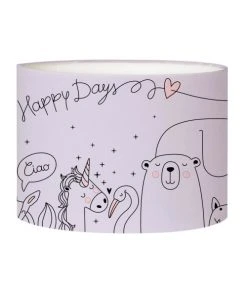 Abat-jours Lampadaires Enfant Abat-jour Lampadaire Enfant Happydays Lavande T 45 X H 25