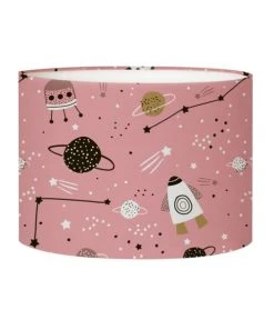 Abat-jours Lampadaires Enfant Abat-jour Lampadaire Enfant Planète Rose Doux T 45 X H 25
