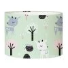 Abat-jours Lampadaires Enfant Abat-jour Lampadaire Enfant Rennes Vert Pastel T 45 X H 25
