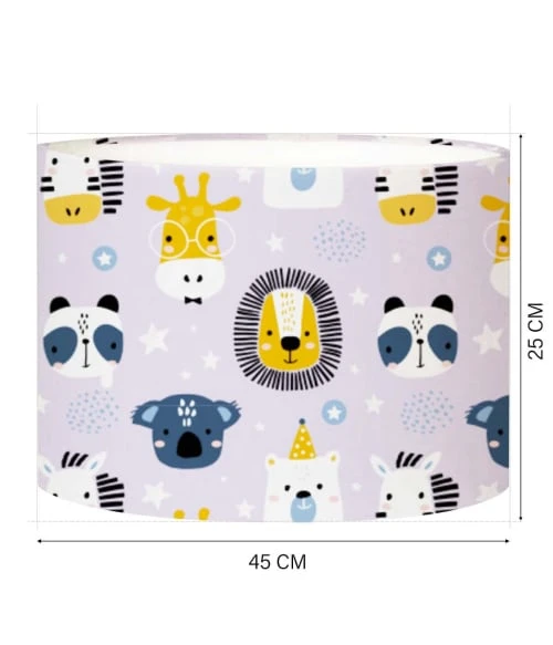 Abat-jours Lampadaires Enfant Abat-jour Lampadaire Enfant Savane Lavande T 45 X H 25 4 Abat-jours Lampadaires Enfant Abat-jour Lampadaire Enfant Savane Lavande T 45 X H 25 – Image 4