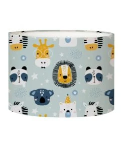 Abat-jours Lampadaires Enfant Abat-jour Lampadaire Enfant Savane Petit Bleu T 45 X H 25