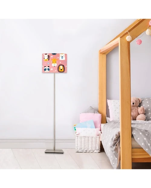 Abat-jours Lampadaires Enfant Abat-jour Lampadaire Enfant Savane Rose Doux T 45 X H 25 2 Abat-jours Lampadaires Enfant Abat-jour Lampadaire Enfant Savane Rose Doux T 45 X H 25 – Image 2