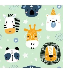 Abat-jours Lampadaires Enfant Abat-jour Lampadaire Enfant Savane Vert Pastel T 45 X H 25 -Luminaires enfant Soldes abat jour lampadaire enfant savane vert pastel t 45 x h 25 2