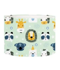 Abat-jours Lampadaires Enfant Abat-jour Lampadaire Enfant Savane Vert Pastel T 45 X H 25