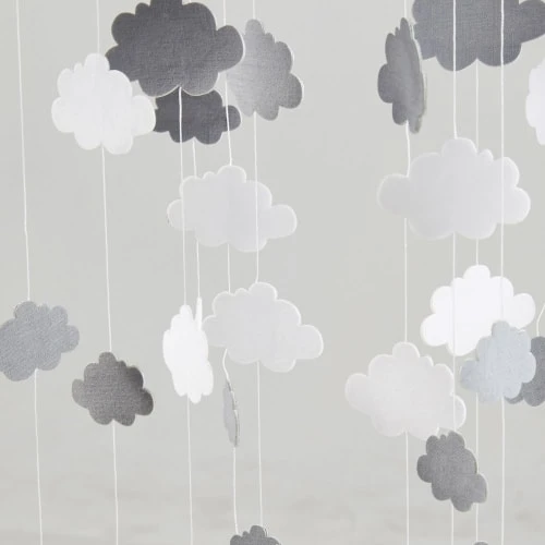 Maisons Du Monde Suspensions Enfant Abat-jour Pour Suspension Blanc Avec Nuages 3 Maisons Du Monde Suspensions Enfant Abat-jour Pour Suspension Blanc Avec Nuages – Image 3