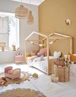 Maisons Du Monde Suspensions Enfant Abat-jour Pour Suspension En Rotin Beige D40 -Luminaires enfant Soldes abat jour pour suspension en rotin beige d40 1000 14 24 225893 2