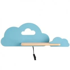 Keria Suspensions Enfant Applique Kids En Bois Bleu