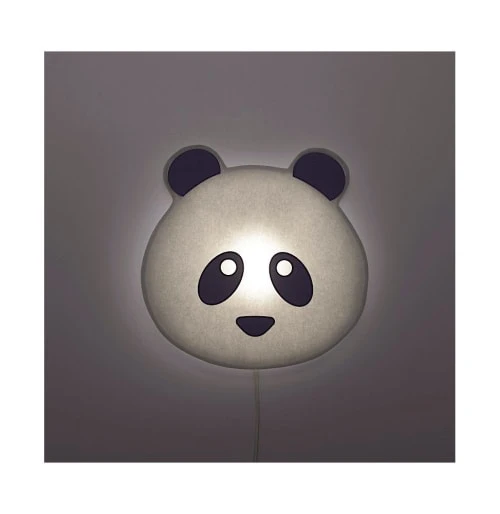 BUOKIDS Suspensions Enfant Applique Veilleuse Panda En Pvc Blanc 2 BUOKIDS Suspensions Enfant Applique Veilleuse Panda En Pvc Blanc – Image 2