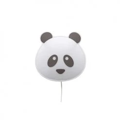 BUOKIDS Suspensions Enfant Applique Veilleuse Panda En Pvc Blanc