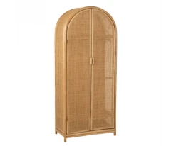 Meubles & Design Objets Déco Enfant Armoire Chambre Enfant En Rotin Naturel