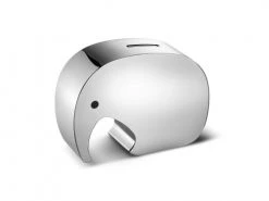 Georg Jensen Objets Déco Enfant Boîte à Monnaie En Acier 17,3x12,3cm