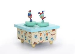 Trousselier Objets Déco Enfant Boite à Musique Acrobates -Luminaires enfant Soldes boite a musique acrobates 4