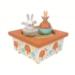 Trousselier Objets Déco Enfant Boite à Musique Ange Lapin, Automne