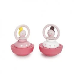 Trousselier Objets Déco Enfant Boîte à Musique Ballerine Rose -Luminaires enfant Soldes boite a musique ballerine rose 2