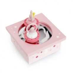 Trousselier Objets Déco Enfant Boîte à Musique Ballerine Rose -Luminaires enfant Soldes boite a musique ballerine rose 3