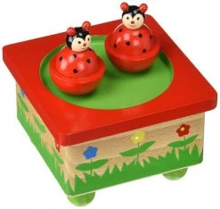 Ulysse Objets Déco Enfant Boite à Musique Coccinelles