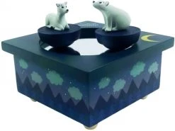 Trousselier Objets Déco Enfant Boite à Musique Faon Et Ours