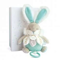 Doudou Et Compagnie Objets Déco Enfant Boite à Musique Lapin De Sucre Amande