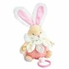 Doudou Et Compagnie Objets Déco Enfant Boite à Musique Lapin De Sucre Rose