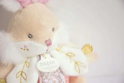 Doudou Et Compagnie Objets Déco Enfant Boite à Musique Lapin De Sucre Rose -Luminaires enfant Soldes boite a musique lapin de sucre rose 3