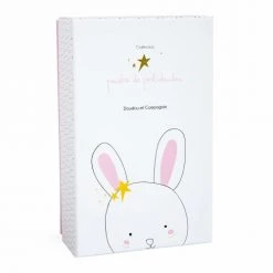 Doudou Et Compagnie Objets Déco Enfant Boite à Musique Lapin Fleurs -Luminaires enfant Soldes boite a musique lapin fleurs 2