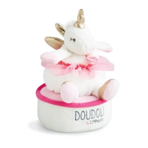 Doudou Et Compagnie Objets Déco Enfant Boite à Musique Lucie La Licorne 1 Doudou Et Compagnie Objets Déco Enfant Boite à Musique Lucie La Licorne