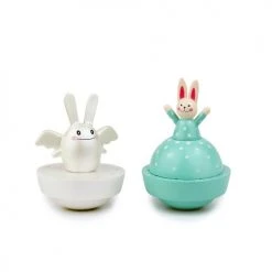 Trousselier Objets Déco Enfant Boîte à Musique Magnétique Ange Lapin Chez Les Indiens (11,5 X 8,5 Cm) -Luminaires enfant Soldes boite a musique magnetique ange lapin chez les indiens 11 5 x 8 5 cm 2
