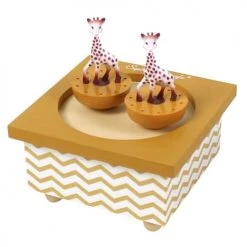 Trousselier Objets Déco Enfant Boîte à Musique Magnétique Sophie La Girafe Caramel (11,5 X 8,5 Cm)