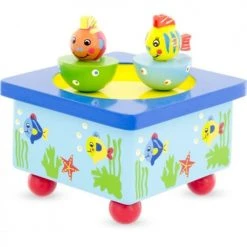 Ulysse Objets Déco Enfant Boite à Musique Poisson