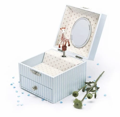 Trousselier Objets Déco Enfant Boite à Musique Sophie La Girafe Marine 2 Trousselier Objets Déco Enfant Boite à Musique Sophie La Girafe Marine – Image 2