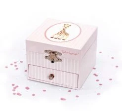 Trousselier Objets Déco Enfant Boite à Musique Sophie La Girafe Rose -Luminaires enfant Soldes boite a musique sophie la girafe rose 3