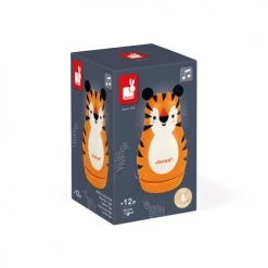 Janod Objets Déco Enfant Boite à Musique Tigre -Luminaires enfant Soldes boite a musique tigre 4