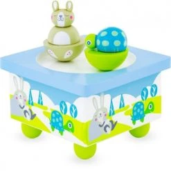 Ulysse Objets Déco Enfant Boite à Musique Tortue Et Lapin