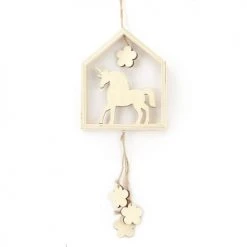 Graine Créative Objets Déco Enfant Cadre Suspension Licorne 14x12x2cm