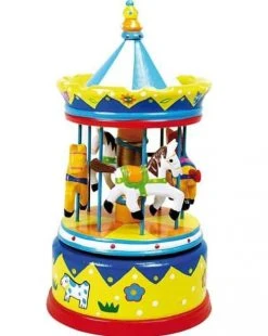 Ulysse Objets Déco Enfant Carrousel - Jaune