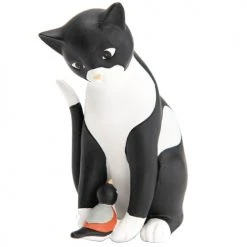 Amadeus Objets Déco Enfant Chat Et Oiseau De Décoration En Résine