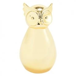 Amadeus Objets Déco Enfant Chouette De Décoration En Dolomite Or