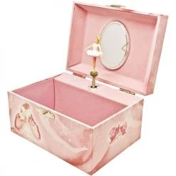 STC Objets Déco Enfant Coffret à Bijoux Musical Danseuse Phosphorescent