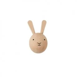 OYOY Living Design Portemanteaux Et Patères Enfant Crochet Lapin En Bois H8cm