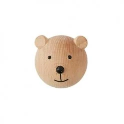 OYOY Living Design Portemanteaux Et Patères Enfant Crochet Marron En Bois H4,5x4,5x5,5cm